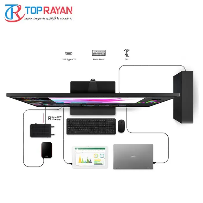 مانیتور ال جی مدل 43UN700-B سایز 43 اینچ -gallery-33