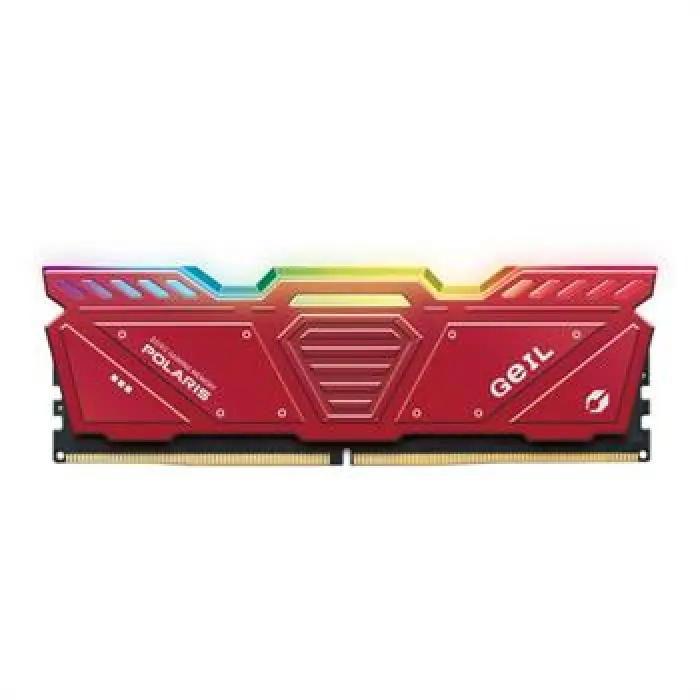رم کامپیوتر DDR5 دو کاناله 5600 مگاهرتز CL38 گیل Polaris RGB (Red) ظرفیت 32 گیگابایت -gallery-1
