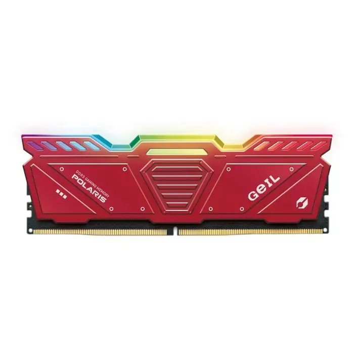 رم کامپیوتر DDR5 دو کاناله 5600 مگاهرتز CL38 گیل Polaris RGB (Red) ظرفیت 32 گیگابایت -gallery-5
