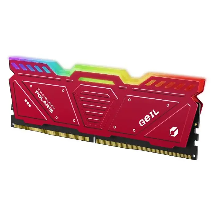 رم کامپیوتر DDR5 دو کاناله 5600 مگاهرتز CL38 گیل Polaris RGB (Red) ظرفیت 32 گیگابایت -gallery-7
