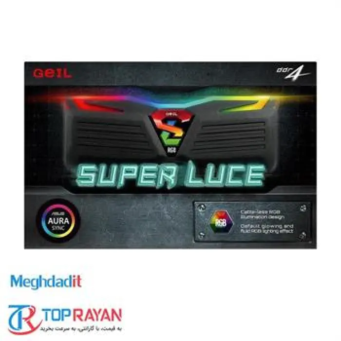 رم کامپیوتر ژل سری Super Luce RGB با حافظه ۱۶ گیگابایت و فرکانس ۲۴۰۰ مگاهرتز -gallery-6
