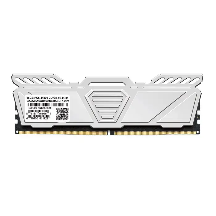رم کامپیوتر DDR5 تک کاناله 4800 مگاهرتز CL40 گیل Polaris ظرفیت 16 گیگابایت سفید -gallery-5