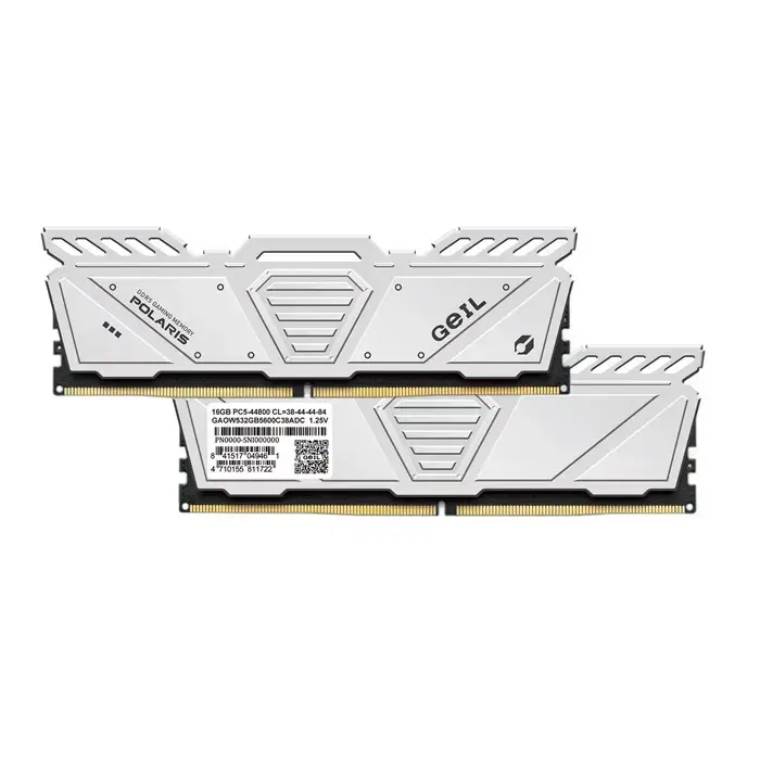 رم کامپیوتر DDR5 تک کاناله 4800 مگاهرتز CL40 گیل Polaris ظرفیت 16 گیگابایت سفید -gallery-6