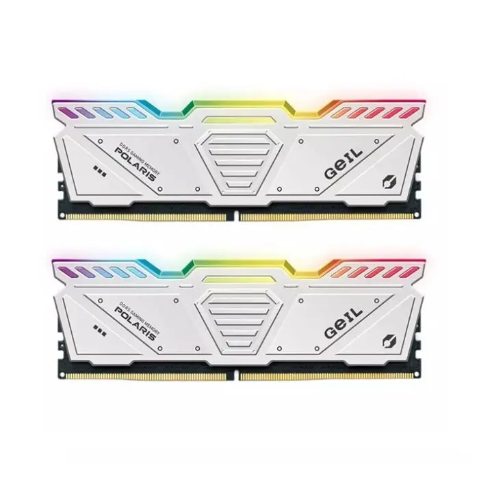 رم گیل دسکتاپ سفید DDR5 32GB دو کاناله 5200 CL34 POLARIS RGB -gallery-3