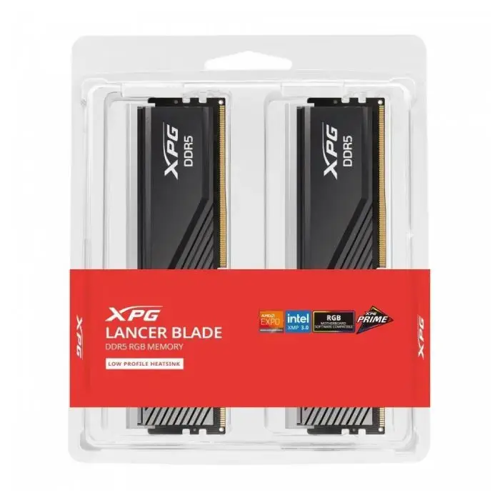 رم کامپیوتر DDR5 دو کاناله 6000 مگاهرتز CL48 ای دیتا XPG Lancer Blade RGB ظرفیت 32 گیگابایت -gallery-6