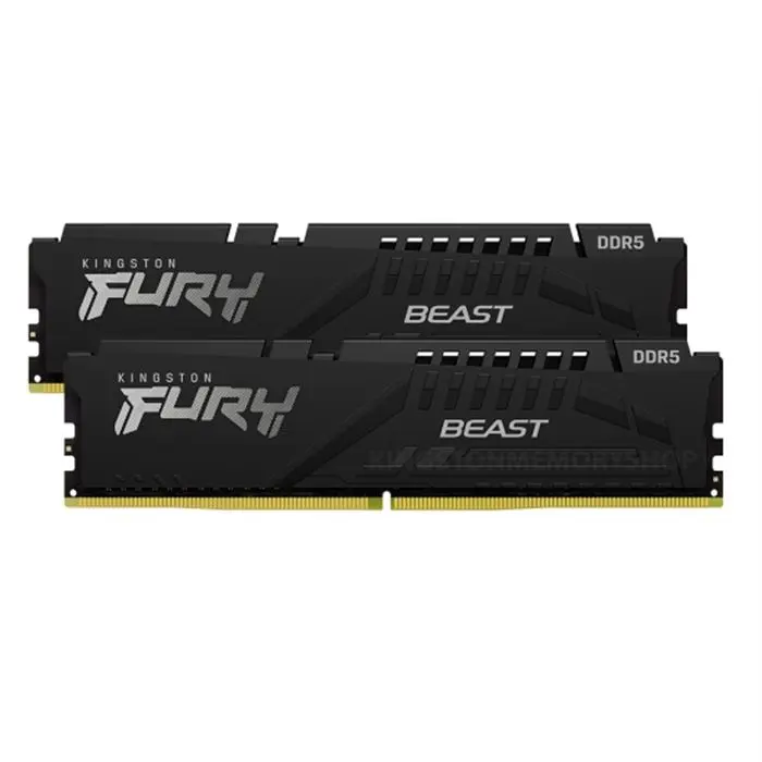 رم کامپیوتر دو کاناله کینگستون مدل Fury Beas با حافظه 32 گیگابایت و فرکانس 6000 مگاهرتز -gallery-1