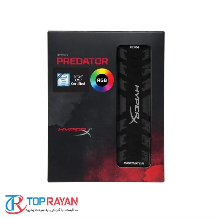 رم کامپیوتر ۴کاناله کینگستون مدل HyperX Predator RGB با حافظه ۳۲ گیگابایت و فرکانس ۳۶۰۰ مگاهرتز -gallery-10