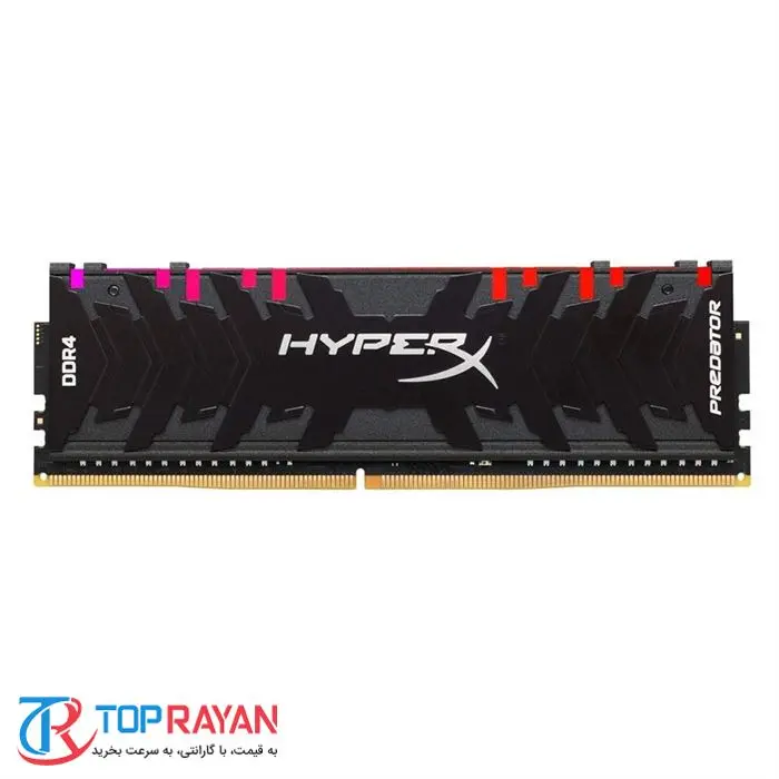 رم کامپیوتر ۴کاناله کینگستون مدل HyperX Predator RGB با حافظه ۳۲ گیگابایت و فرکانس ۳۶۰۰ مگاهرتز -gallery-7
