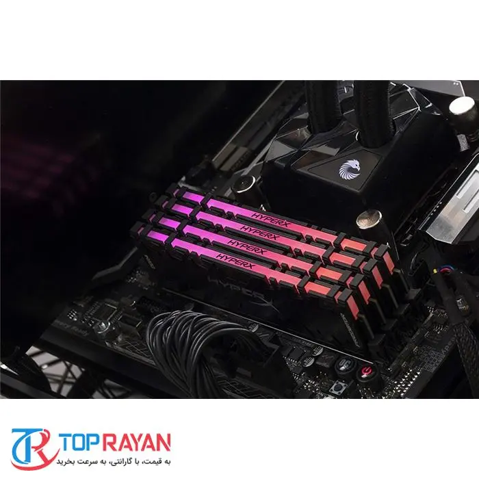 رم کامپیوتر ۴کاناله کینگستون مدل HyperX Predator RGB با حافظه ۶۴ گیگابایت و فرکانس ۳۲۰۰ مگاهرتز -gallery-10