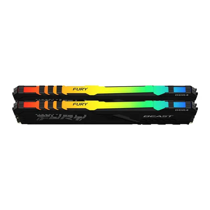 رم دوکاناله کینگستون HyperX FURY Beast RGB DDR4 16GB 3200MHz -gallery-4