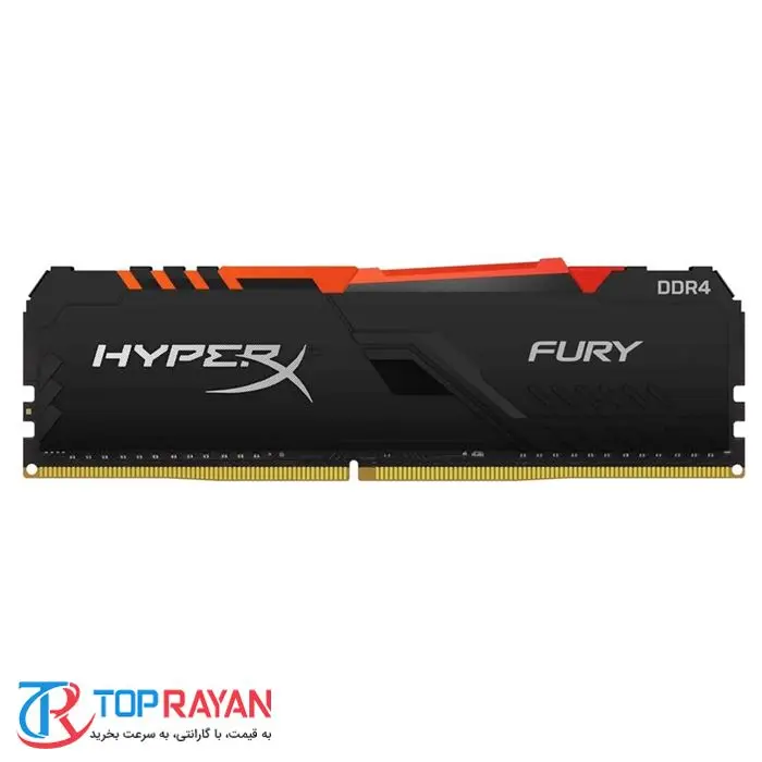 رم کینگستون سری HyperX Fury RGB با ظرفیت 8 گیگابایت و فرکانس 3200 مگاهرتز -gallery-5