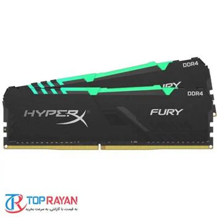 رم دوکاناله کینگستون مدل HyperX Fury RGB فرکانس 3200 مگاهرتز حافظه 32 گیگابایت -gallery-1