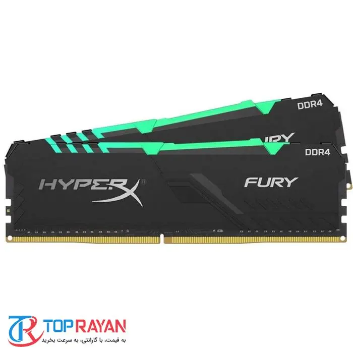 رم کینگستون سری HyperX Fury RGB با ظرفیت 16 گیگابایت و فرکانس 3200 مگاهرتز -gallery-6