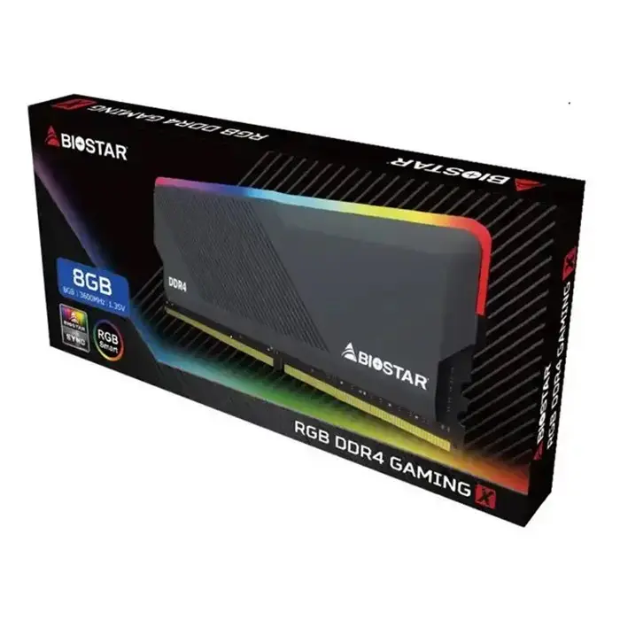 رم کامپیوتر بایوستار مدل GAMING X RGB با ظرفیت 8 گیگابایت و فرکانس 3600 مگاهرتز -gallery-5