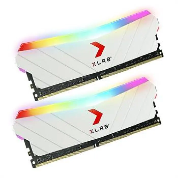 رم سفید پی‌ ان‌ وای 16 گیگابایت PNY XLR8 RGB white 3200MHz D4 -gallery-2