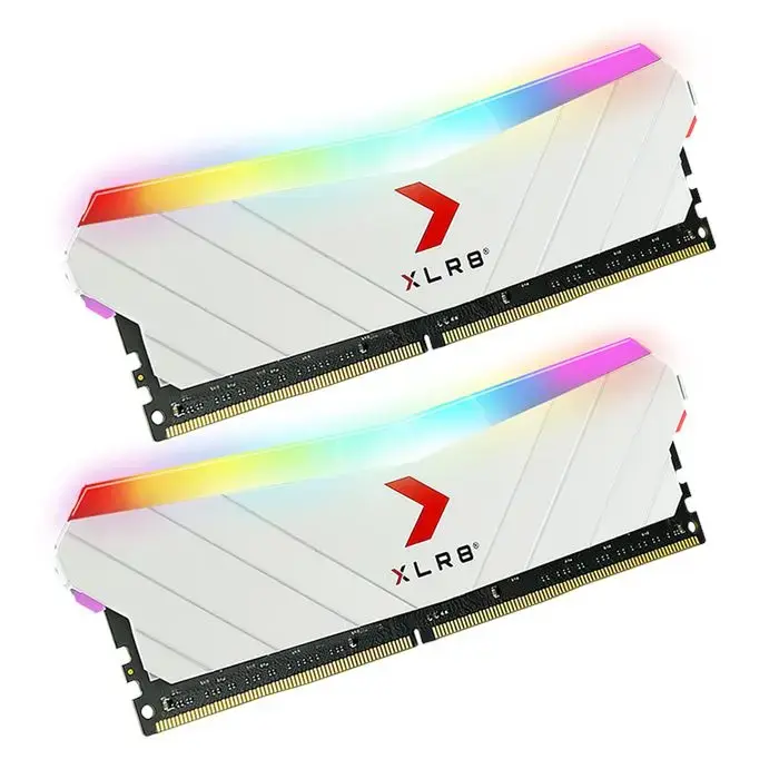رم سفید پی‌ ان‌ وای 16 گیگابایت PNY XLR8 RGB white 3200MHz D4 -gallery-8