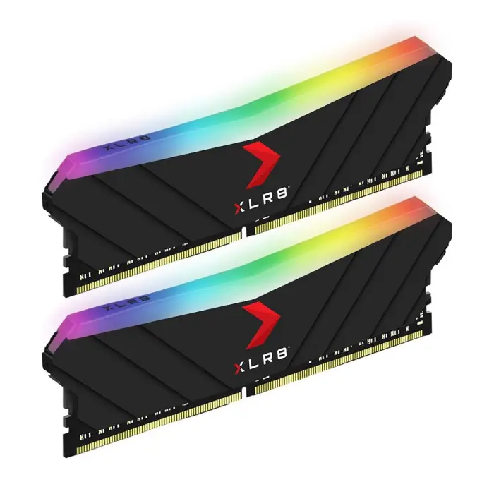 رم کامپیوتر DDR4 دو کاناله 3200 مگاهرتز CL16 پی‌ ان‌ وای XLR8 Gaming RGB ظرفیت 16 گیگابایت -gallery-1