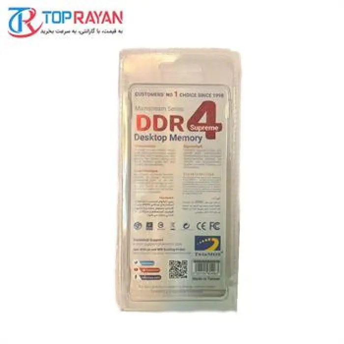 رم دسکتاپ DDR4 تک کاناله 2666 مگاهرتز CL19 تواینموس مدل 4DCS3JMPE ظرفیت 4 گیگابایت -gallery-3