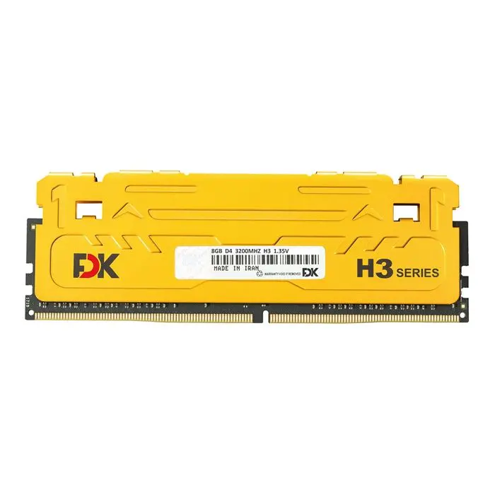 رم دسکتاپ DDR4 تک کاناله 3200 مگاهرتز CL16 فدک مدل H3 ظرفیت 8 گیگابایت -gallery-4