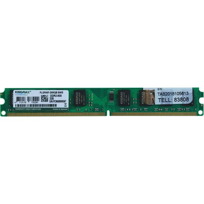 رم دسکتاپ DDR2 تک کاناله 800 مگاهرتز کینگ مکس مدل KL CD48F-B8KB5 EGFS ظرفیت 2 گیگابایت -gallery-15
