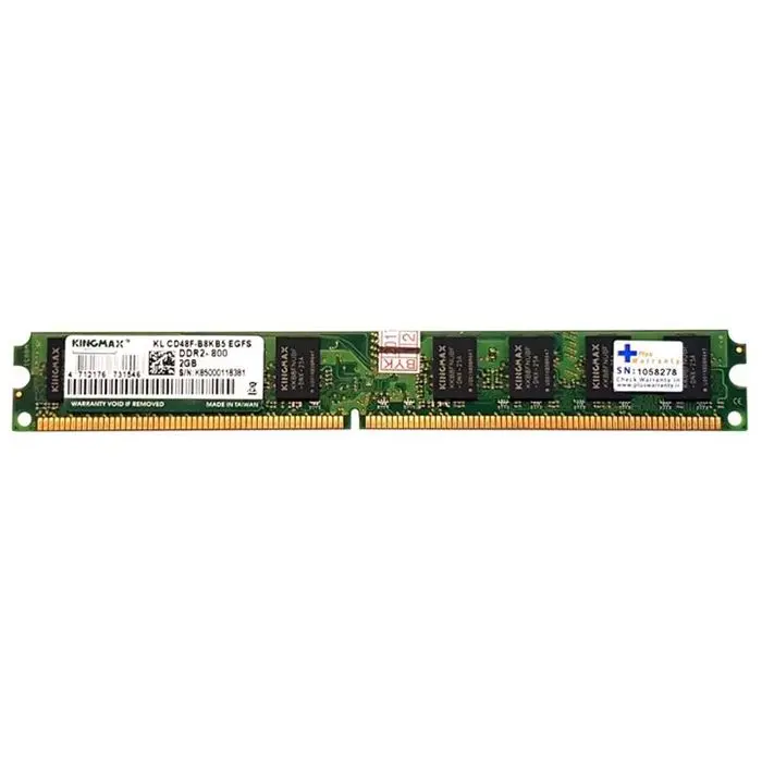رم دسکتاپ DDR2 تک کاناله 800 مگاهرتز کینگ مکس مدل KL CD48F-B8KB5 EGFS ظرفیت 2 گیگابایت -gallery-16