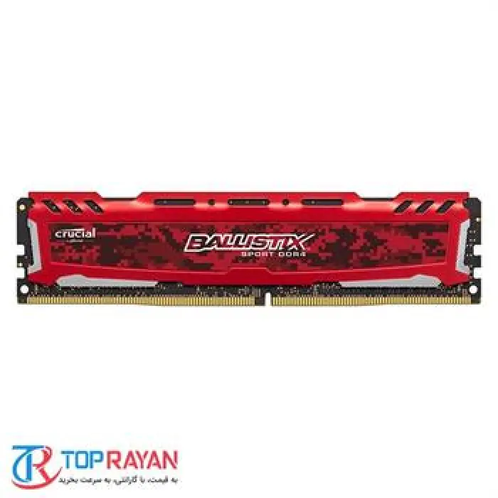 رم کروشیال سری بالیستیکس اسپرت ال تی قرمز با حافظه ۸ گیگابایت و فرکانس ۲۶۶۶ مگاهرتز -gallery-4