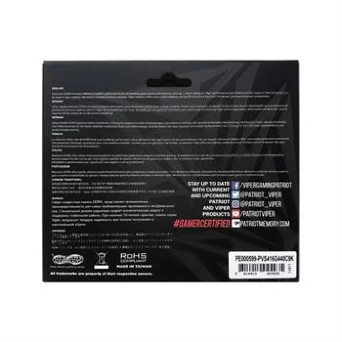 رم پاتریوت VIPER STEEL 16GB 2x8GB 3600MHz CL18 -gallery-5