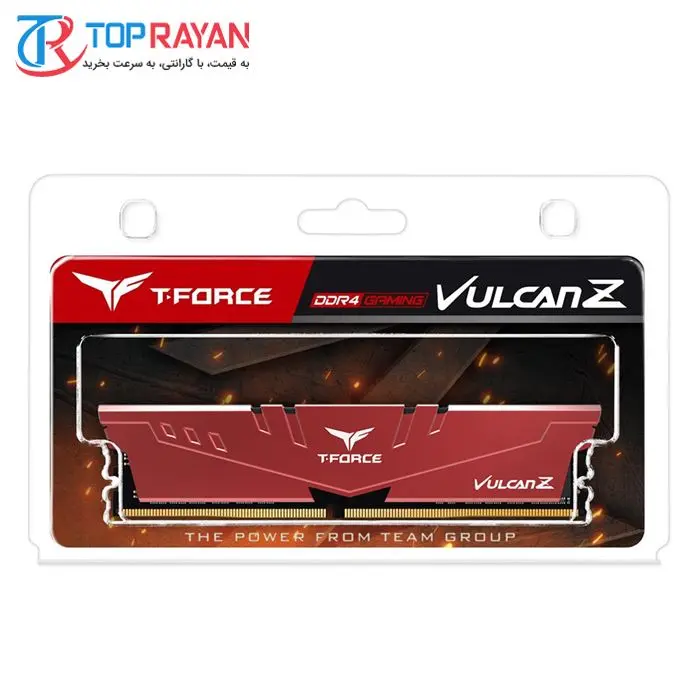 رم کامپیوتر DDR4 تک کاناله 2666 مگاهرتز CL18 تیم گروپ مدل VULCAN Z Gaming ظرفیت 8 گیگابایت -gallery-7