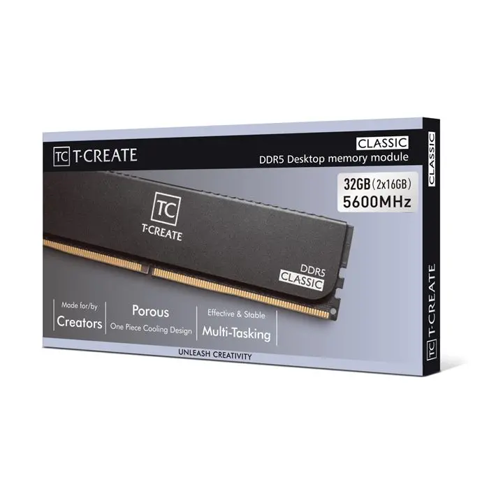 رم کامپیوتر تیم گروپ مدل T-Create Classic DDR5 32GB Dual 5600MHz CL46 -gallery-12