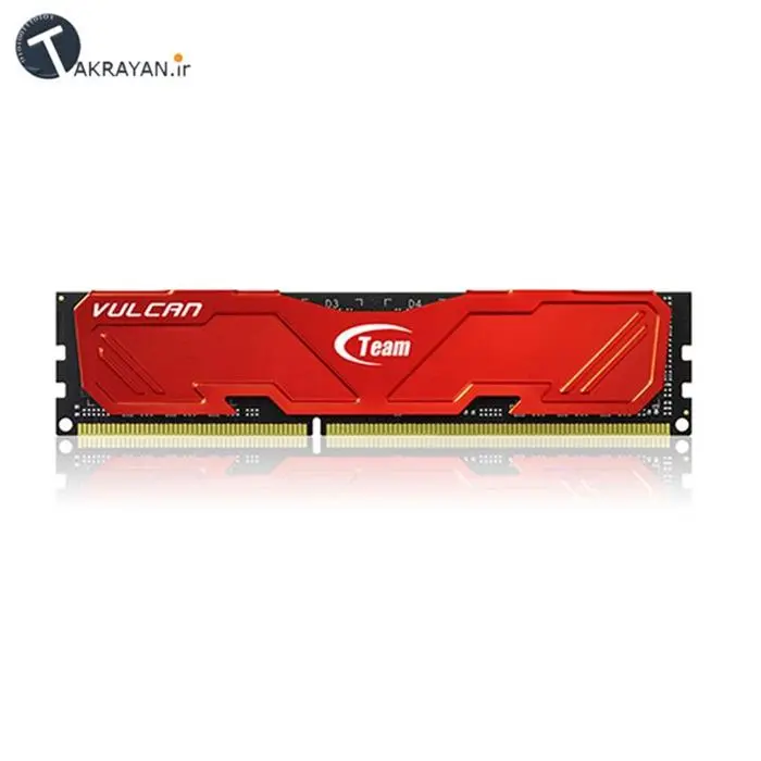 رم دسکتاپ DDR4 تک کاناله 2400 مگاهرتز CL15 تیم گروپ مدل Vulcan ظرفیت 16 گیگابایت -gallery-13