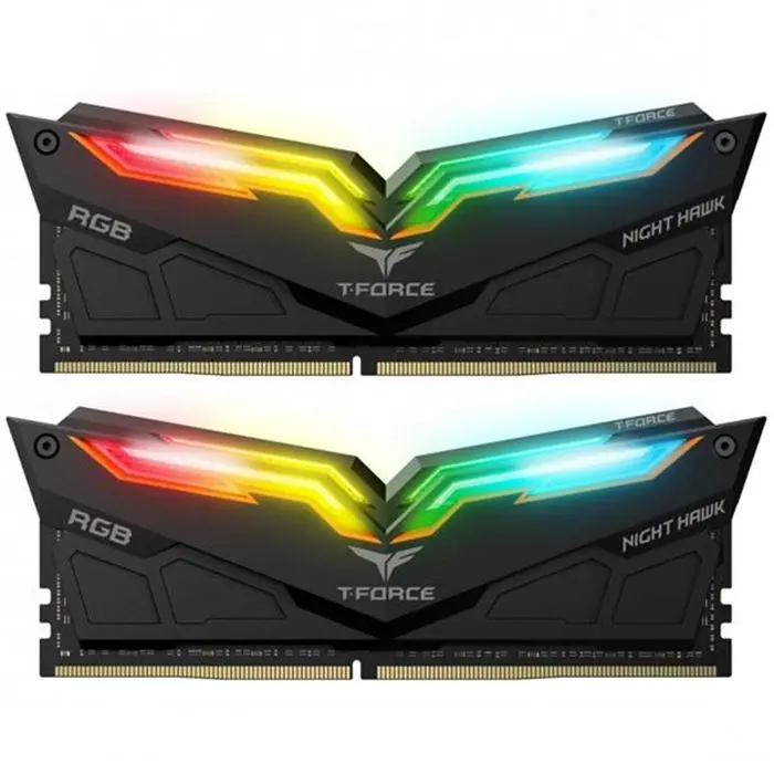رم دسکتاپ DDR4 دو کاناله 3000 مگاهرتز CL16 تیم گروپ مدل T-Force Night Hawk ظرفیت 16 گیگابایت -gallery-5