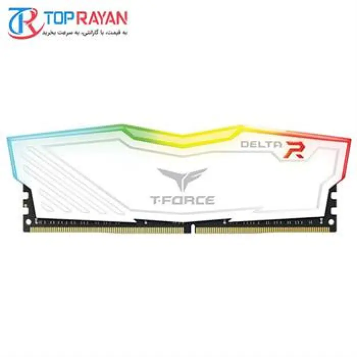 رم دسکتاپ DDR4 دو کاناله 3000 مگاهرتز CL15 تیم گروپ مدل T-Force Delta RGB ظرفیت 16 گیگابایت -gallery-2