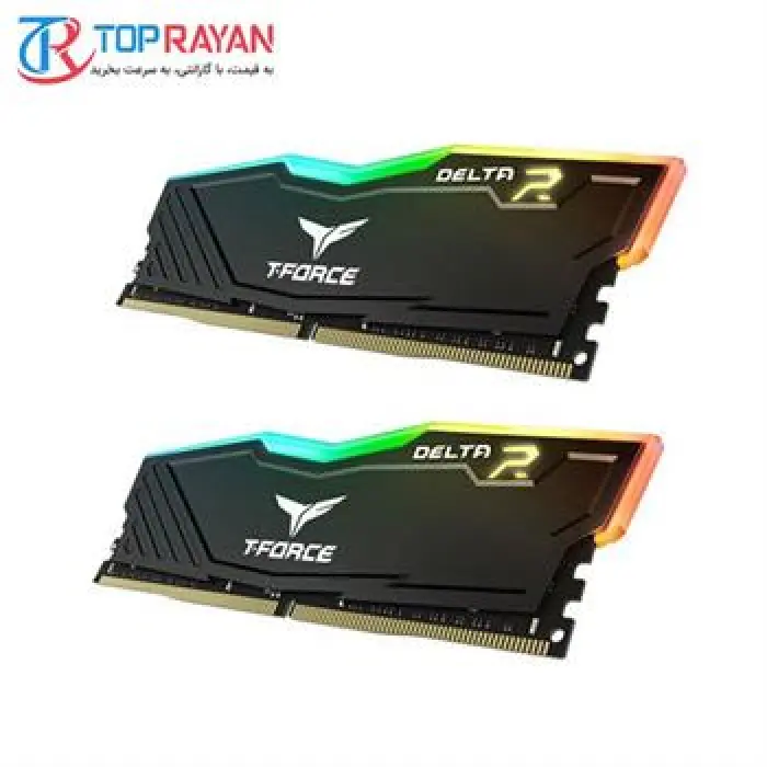 رم دسکتاپ DDR4 دو کاناله 3000 مگاهرتز CL16 تیم گروپ مدل T-Force Delta RGB ظرفیت 16 گیگابایت -gallery-1