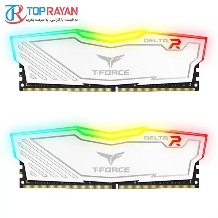 رم دسکتاپ DDR4 دو کاناله 3200 مگاهرتز CL15 تیم گروپ مدل T-Force Delta RGB ظرفیت 32 گیگابایت -gallery-6