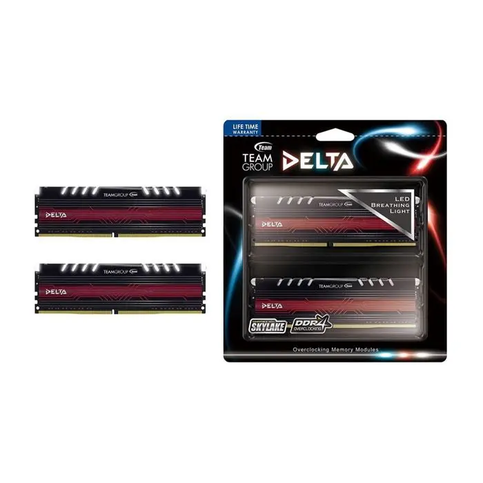 رم دسکتاپ DDR4 دو کاناله 2400 مگاهرتز CL15 تیم گروپ مدل Delta ظرفیت 16 گیگابایت -gallery-15