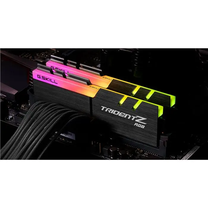 رم دسکتاپ DDR4 دو کاناله 4400 مگاهرتز CL19 جی اسکیل مدل TRIDENTZ RGB ظرفیت 32 گیگابایت -gallery-4