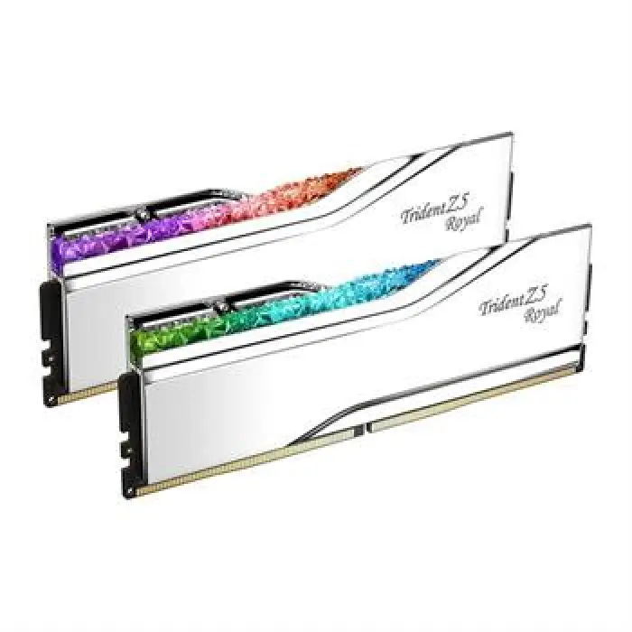 رم کامپیوتر DDR5 دو کاناله 7200 مگاهرتز CL34 جی اسکیل Trident Z5 Royal Silver RGB ظرفیت 32 گیگابایت -gallery-3