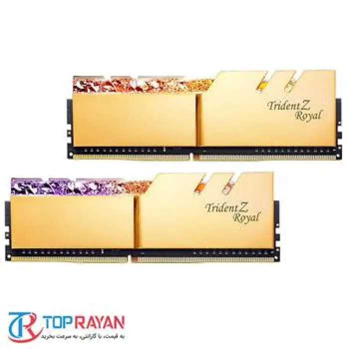 رم کامپیوتر RAM جی اسکیل دو کاناله مدل Trident Z Royal RG DDR4 4266MHz CL17 Dual ظرفیت 32 گیگابایت -gallery-1