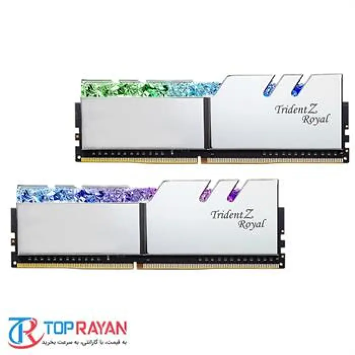 رم کامپیوتر RAM جی اسکیل دو کاناله مدل Trident Z Royal RS DDR4 4266MHz CL17 Dual ظرفیت 32 گیگابایت -gallery-1