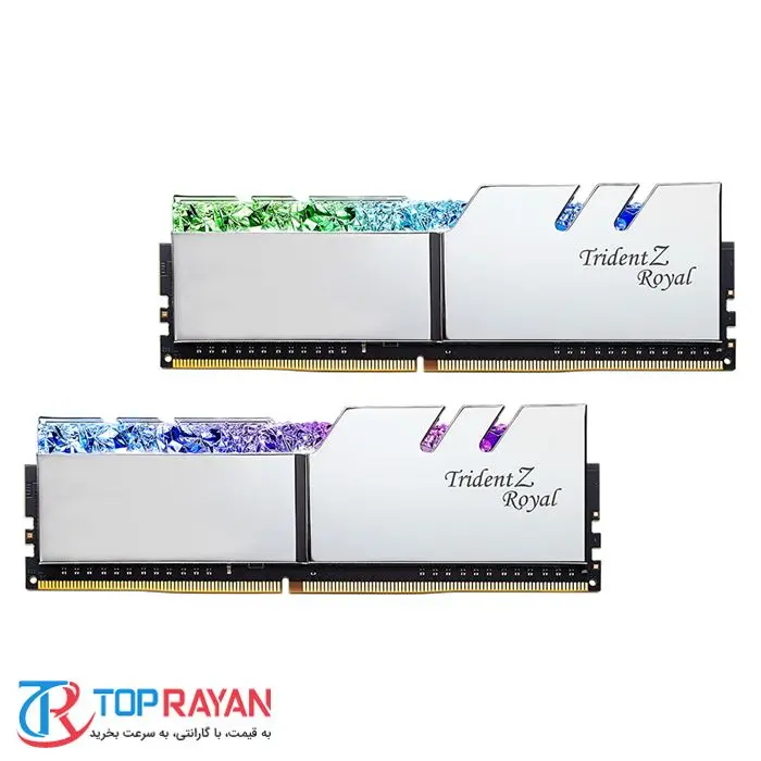 رم کامپیوتر RAM جی اسکیل دو کاناله مدل Trident Z Royal RS DDR4 4000MHz CL18 Dual ظرفیت 32 گیگابایت -gallery-6