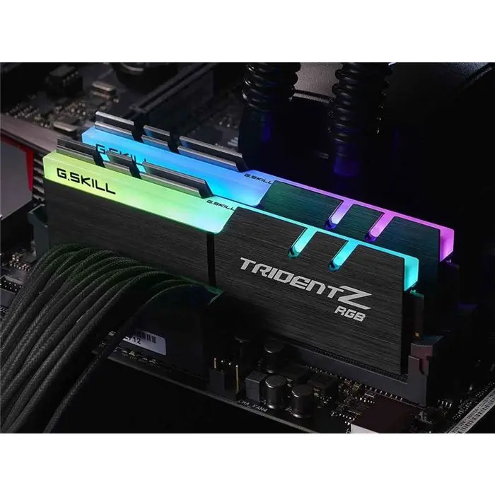 رم دسکتاپ DDR4 دو کاناله 3000 مگاهرتز CL15 جی اسکیل سری Trident Z RGB ظرفیت 16 گیگابایت -gallery-12