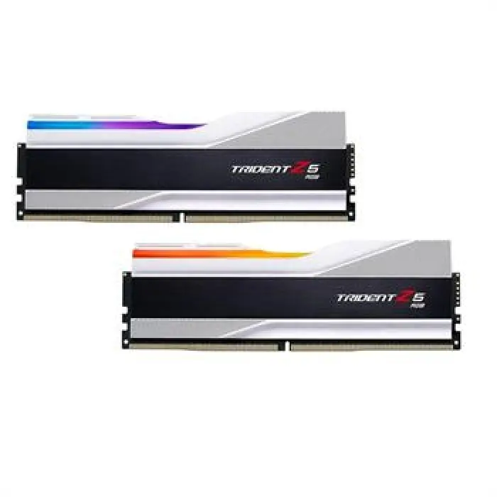 رم کامپیوتر DDR5 چهار کاناله 6000 مگاهرتز CL32 جی اسکیل مدل Trident Z5 NEO RGB Silver ظرفیت 256 گیگابایت -gallery-2