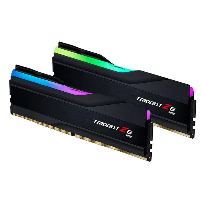 رم کامپیوتر DDR5 دو کاناله 5600 مگاهرتز CL30 جی اسکیل Trident Z5 RGB ظرفیت 32 گیگابایت -gallery-5