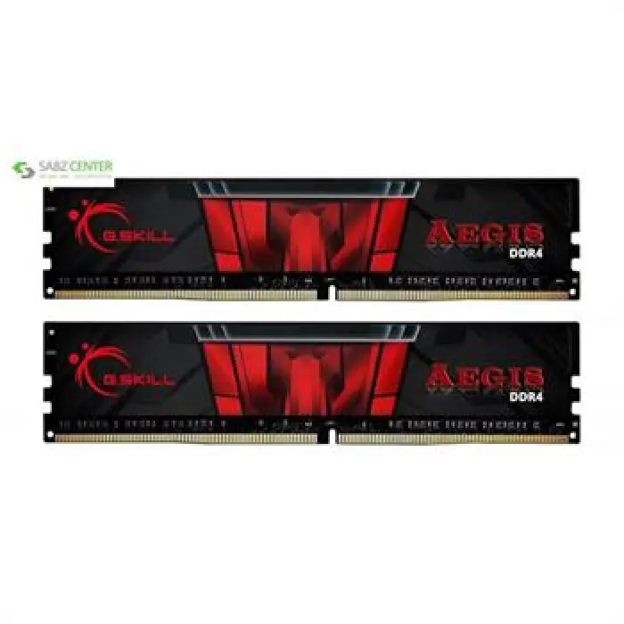 رم دسکتاپ DDR4 دو کاناله 2400 مگاهرتز CL17 جی اسکیل مدل Aegis ظرفیت 8 گیگابایت -gallery-1