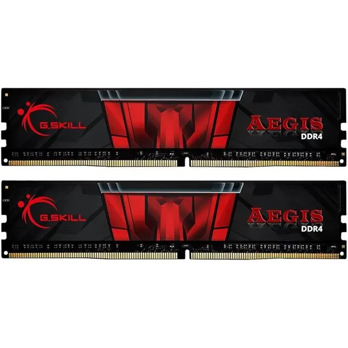 رم دسکتاپ DDR4 دو کاناله 2400 مگاهرتز CL17 جی اسکیل مدل Aegis ظرفیت 8 گیگابایت -gallery-3