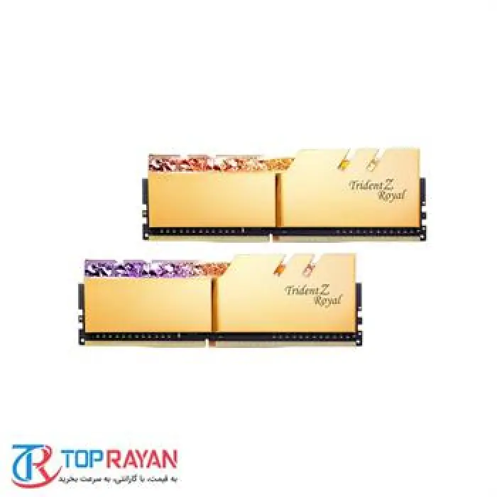 رم کامپیوتر DDR4 دو کاناله 3200 مگاهرتز CL16 جی اسکیل مدل Trident Z Royalظرفیت 16 گیگابایت -gallery-5
