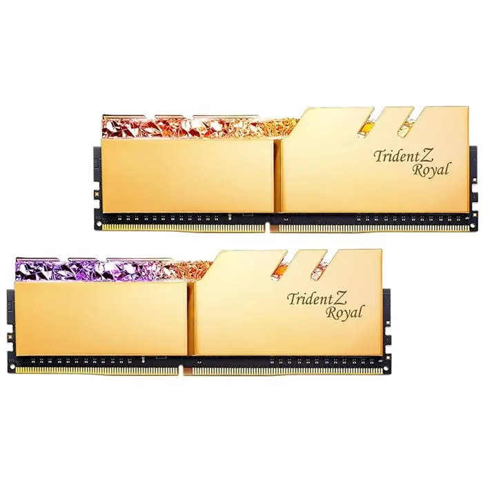 رم کامپیوتر DDR4 دو کاناله 3200 مگاهرتز CL16 جی اسکیل مدل Trident Z Royalظرفیت 16 گیگابایت -gallery-6