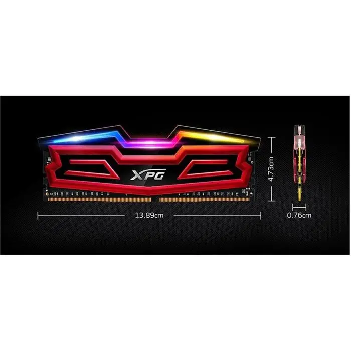 رم کامپیوتر دو کاناله DIMM ای دیتا مدل XPG SPECTRIX D40 با فرکانس 2666 مگاهرتز ظرفیت 16 گیگابایت -gallery-12