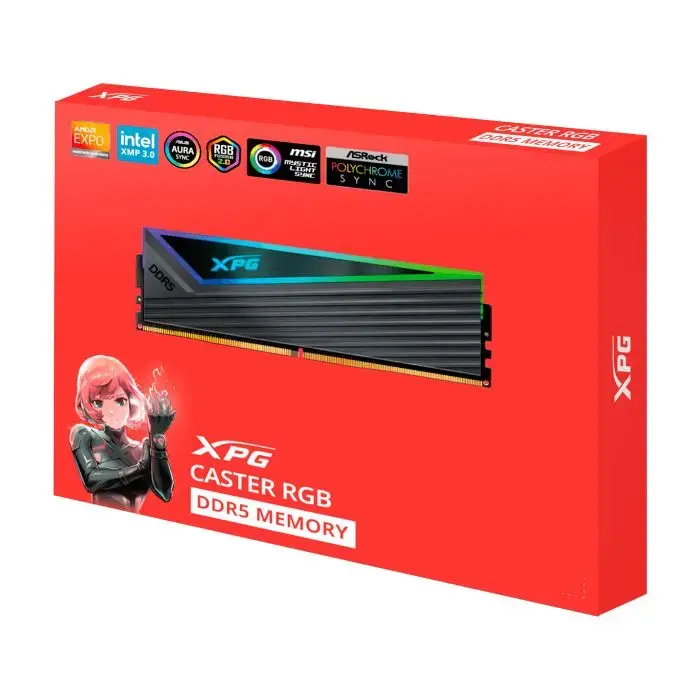 رم کامپیوتر DDR5 دو کاناله 6400 مگاهرتز CL32 ای دیتا Caster RGB DDR5 ظرفیت 32 گیگابایت -gallery-10