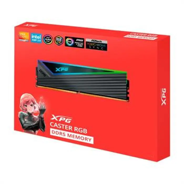 رم کامپیوتر DDR5 دو کاناله 6400 مگاهرتز CL32 ای دیتا Caster RGB DDR5 ظرفیت 32 گیگابایت -gallery-5